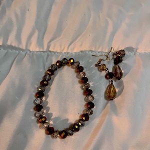Bracelet and Earrings set
